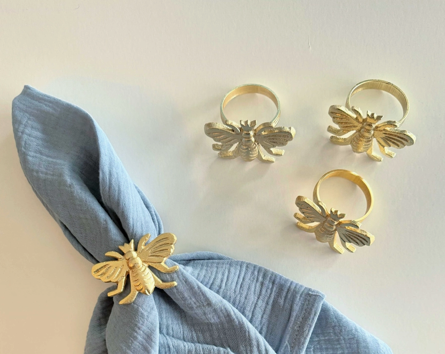 Honey Bee Napkin Rings