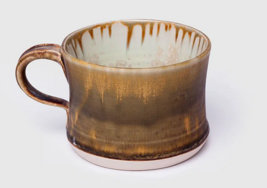 Short Mug: Mint and Tortoise