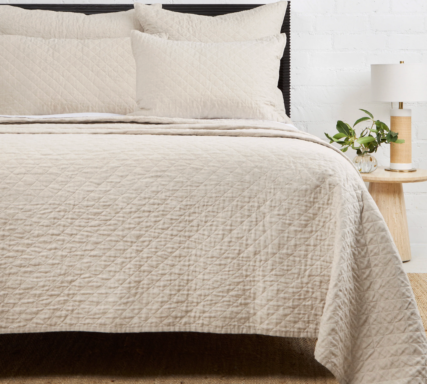 Hampton Flax Queen Quilt
