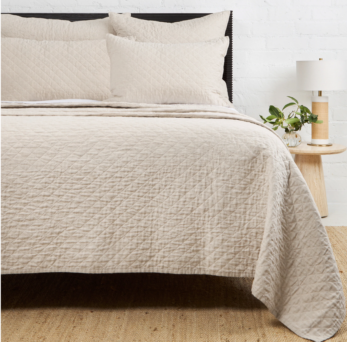 Hampton Flax King Quilt