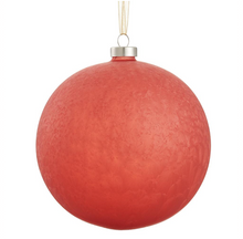 Load image into Gallery viewer, Red Glass Ball Ornament
