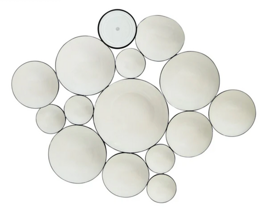 Black and White Bubble Bowl