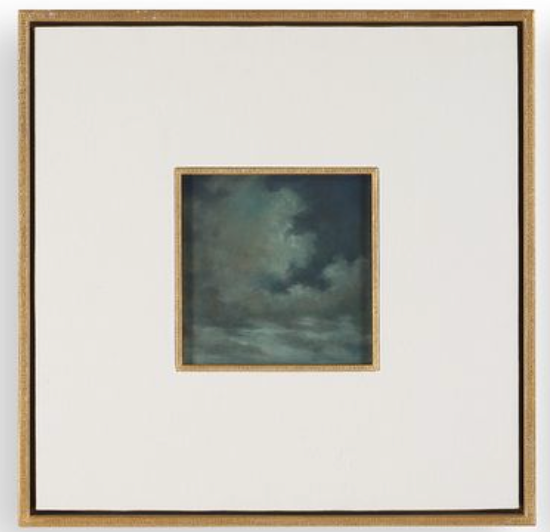 Evening Cumulation Framed Canvas