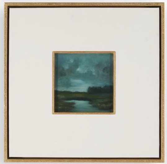 Evening Cumulation Framed Canvas
