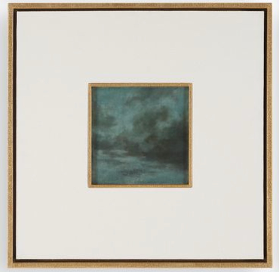 Evening Cumulation Framed Canvas