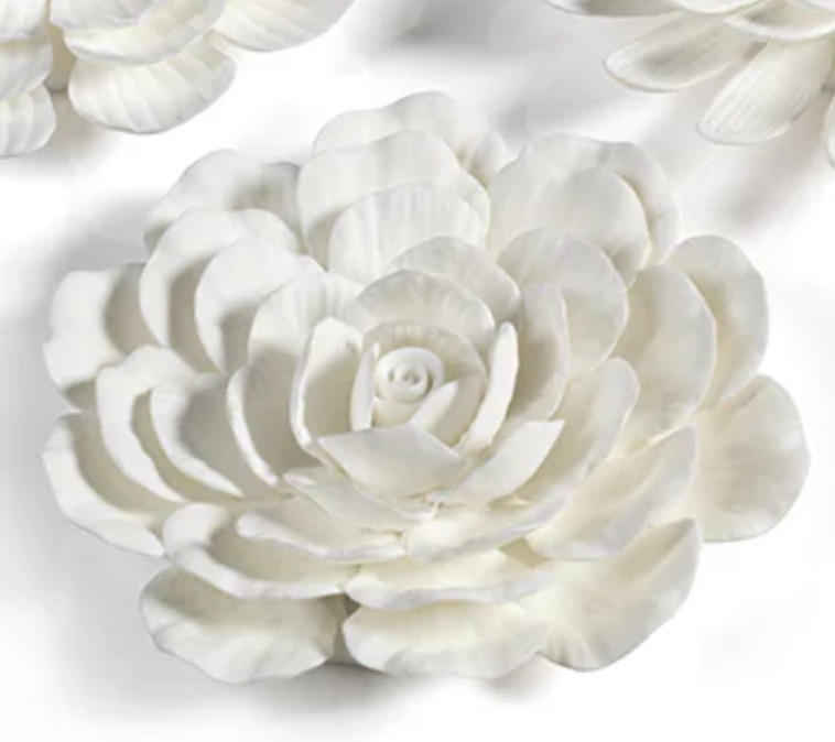 Porcelain Flower Table and Wall Decor