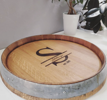 Load image into Gallery viewer, Wine Barrel Lazy Susan
