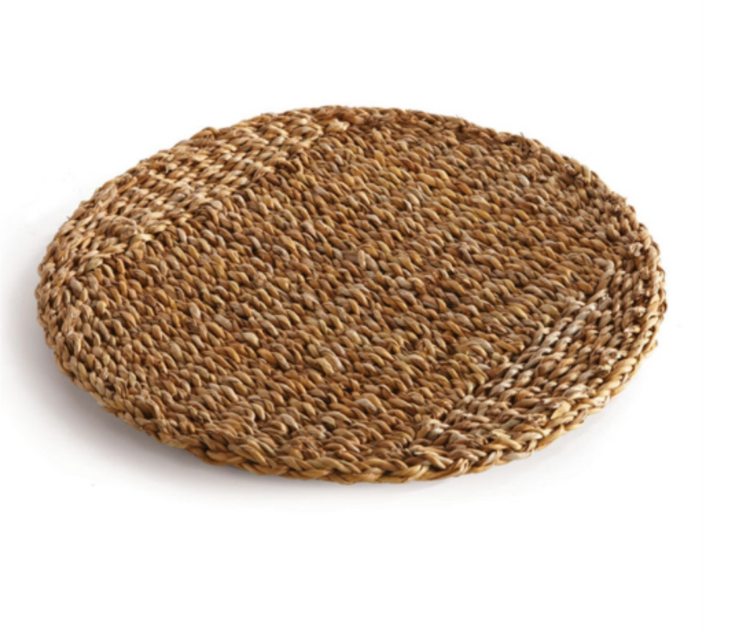 Seagrass Round Placemat Set