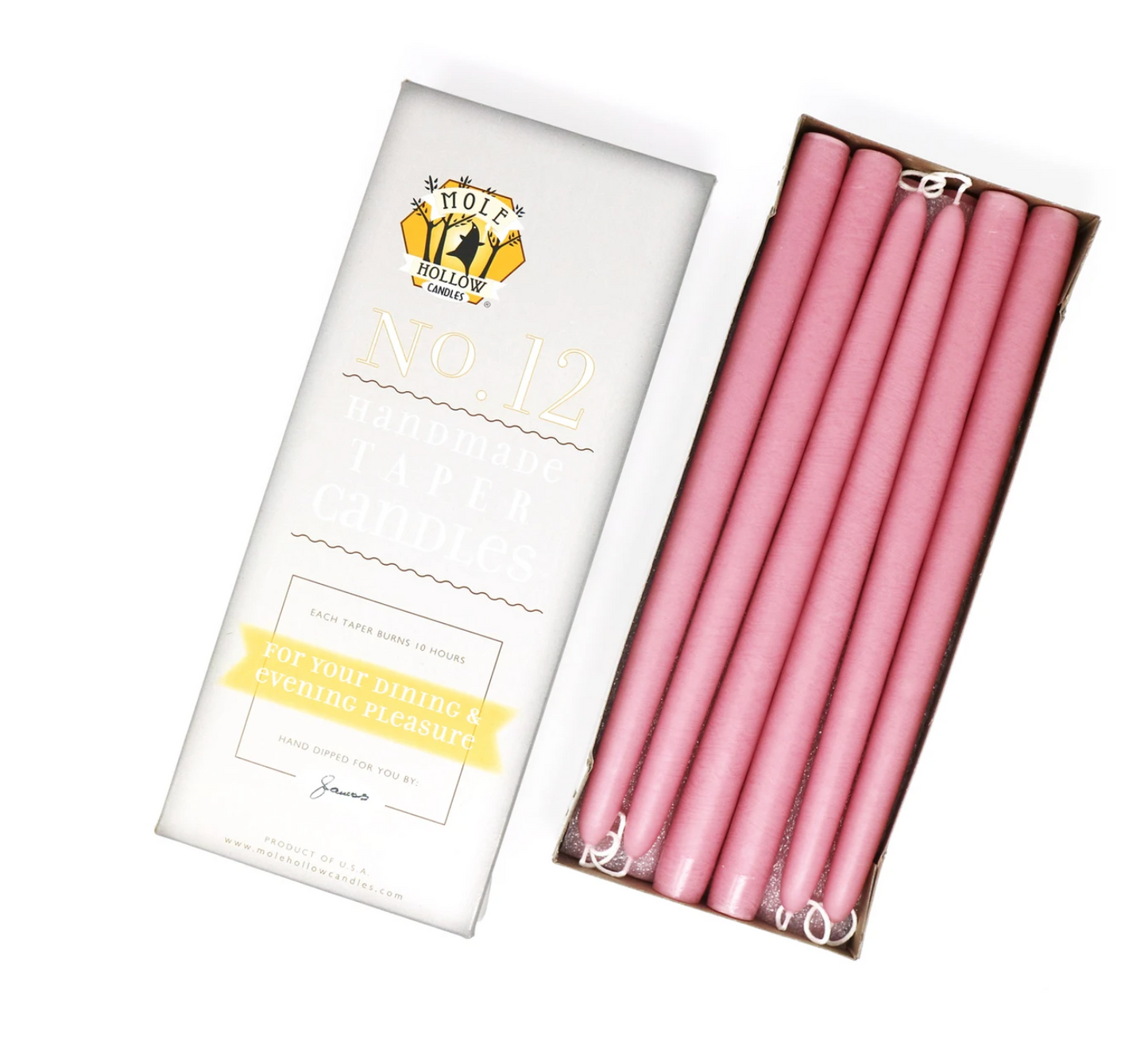 Mole Hollow Taper Candle