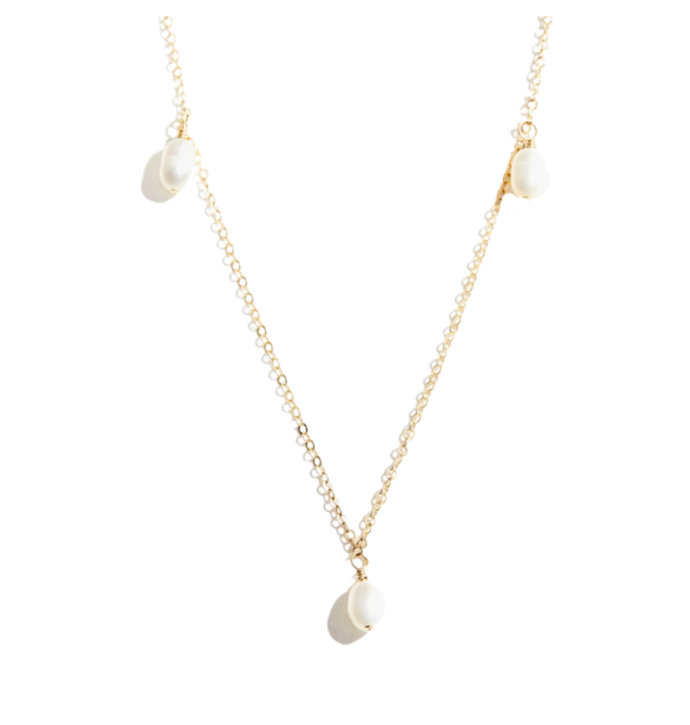 Triple Pearl Necklace