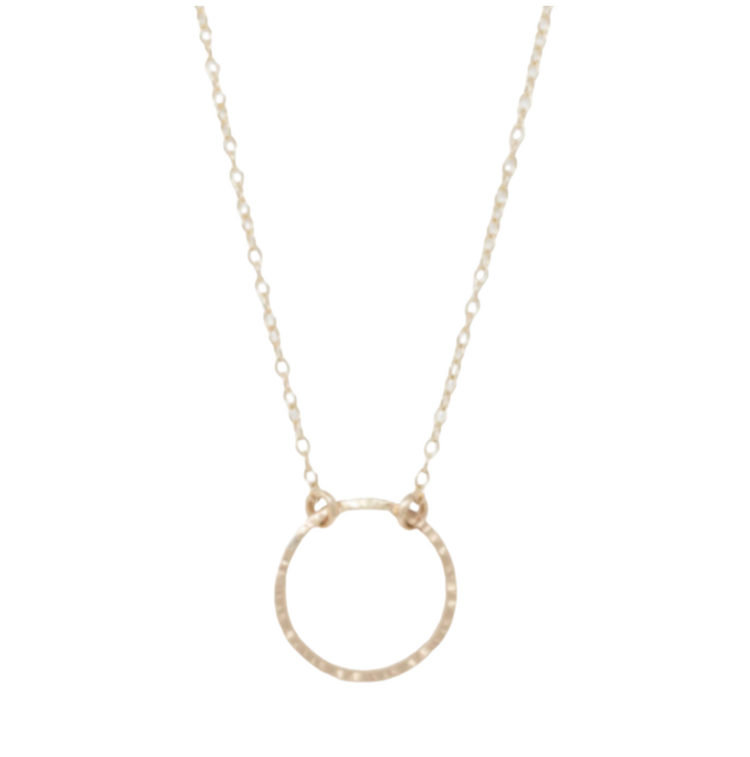 Floating Shape Necklace - Gold