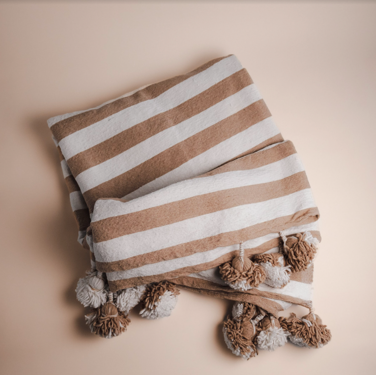 Aleah Striped Cotton Blanket
