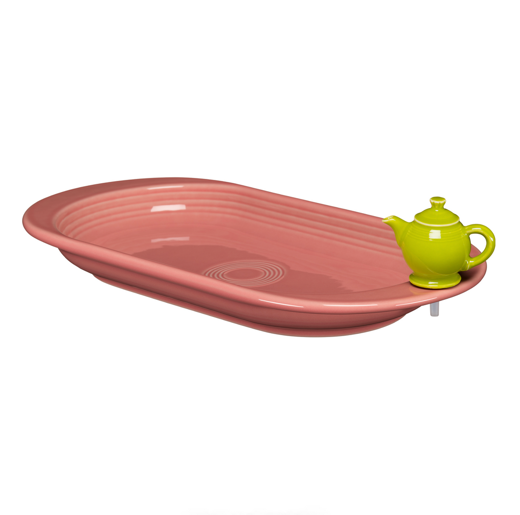 Nora Fleming Fiesta Bread Tray with Teapot