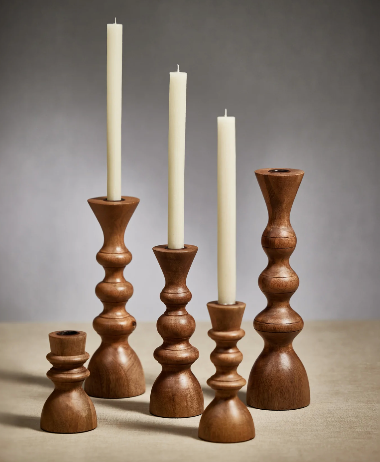 Sukhothai Wooden Candleholder