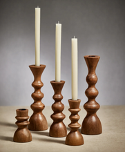 Load image into Gallery viewer, Sukhothai Wooden Candleholder
