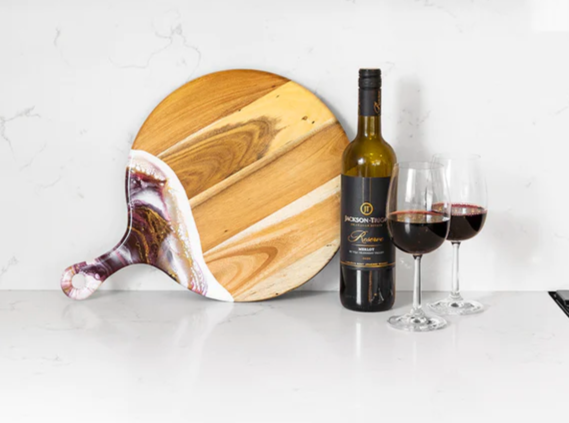 Acacia Resin Cheese Boards