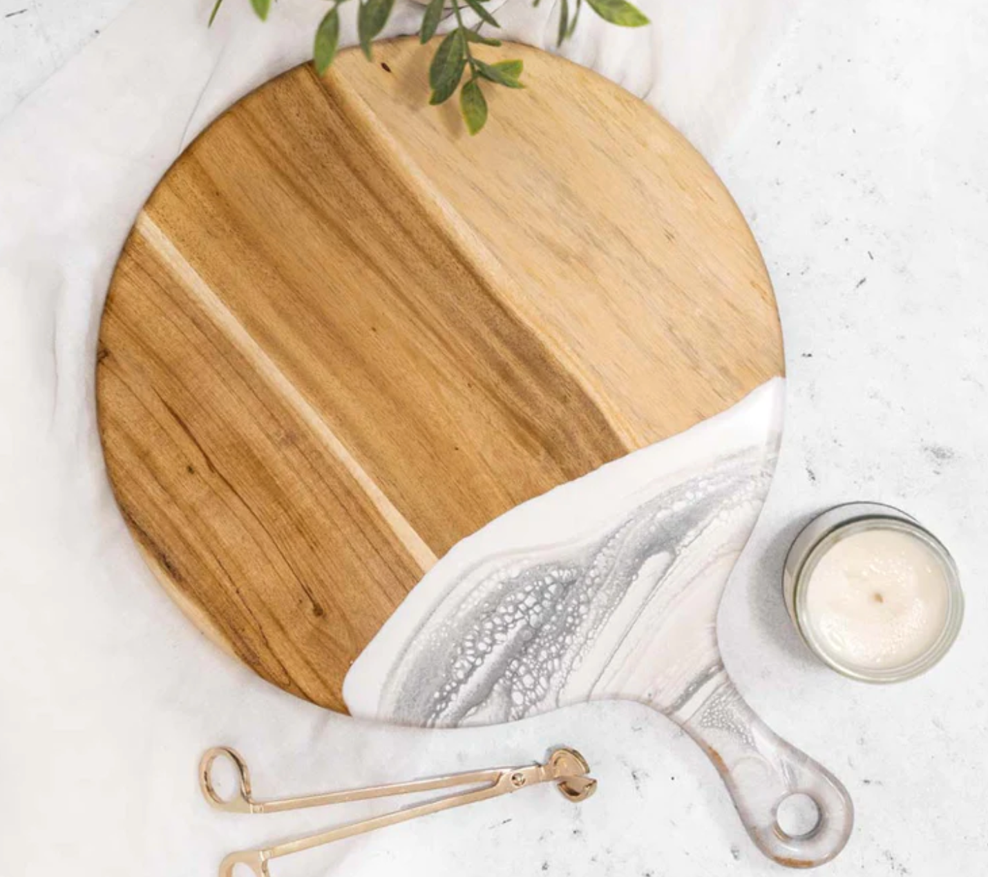 Acacia Resin Cheese Boards